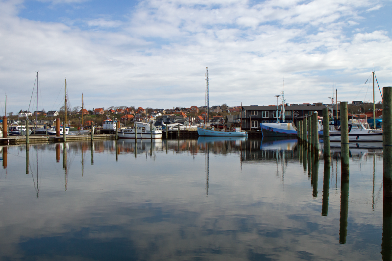 Der kleine Hafen von Lemvig