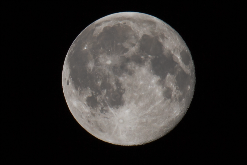 Vollmond über Dänemark