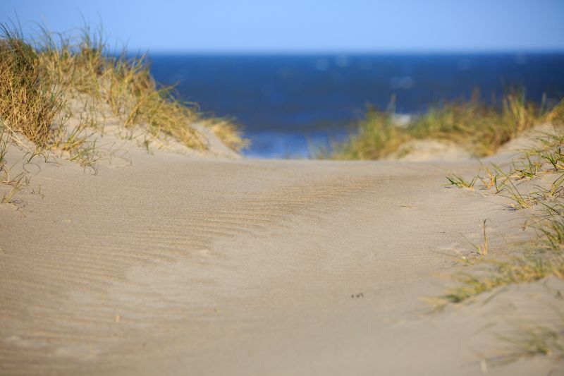 Morgens am Strand